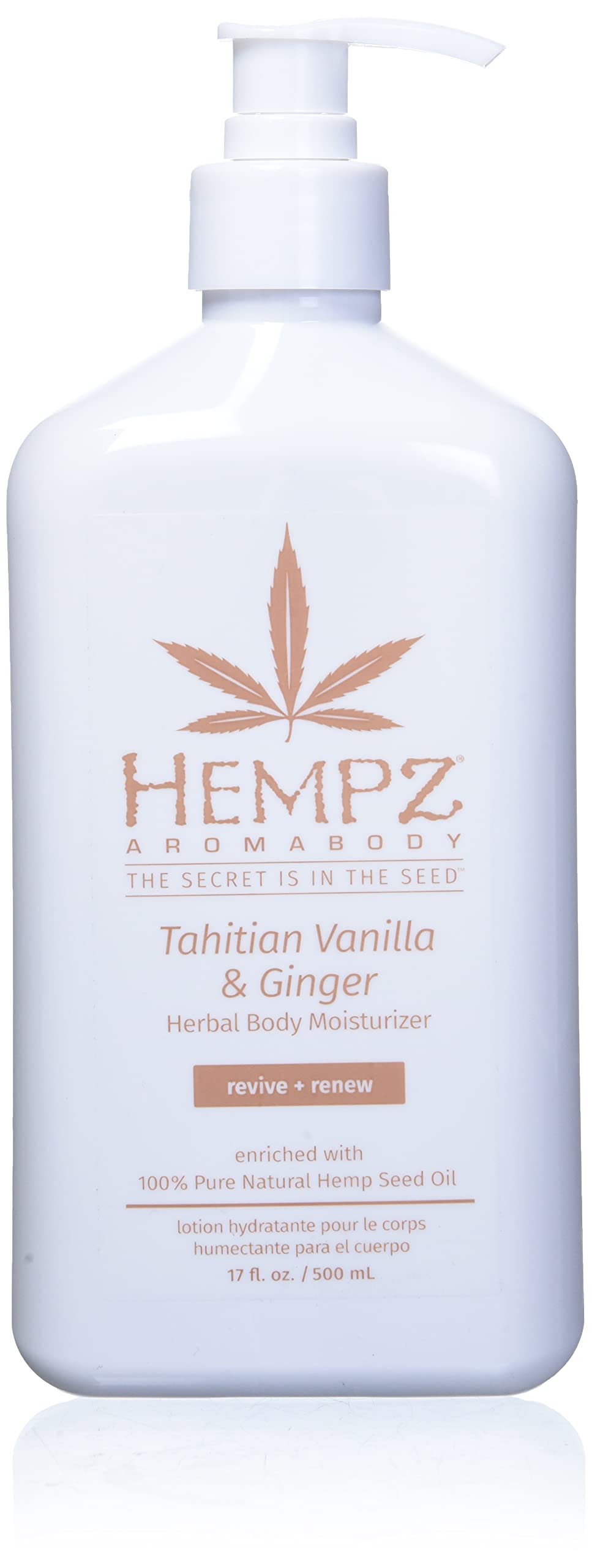 [Australia] - Hempz Tahitian Vanilla & Ginger Herbal Body Moisturizer, 17 Ounce 