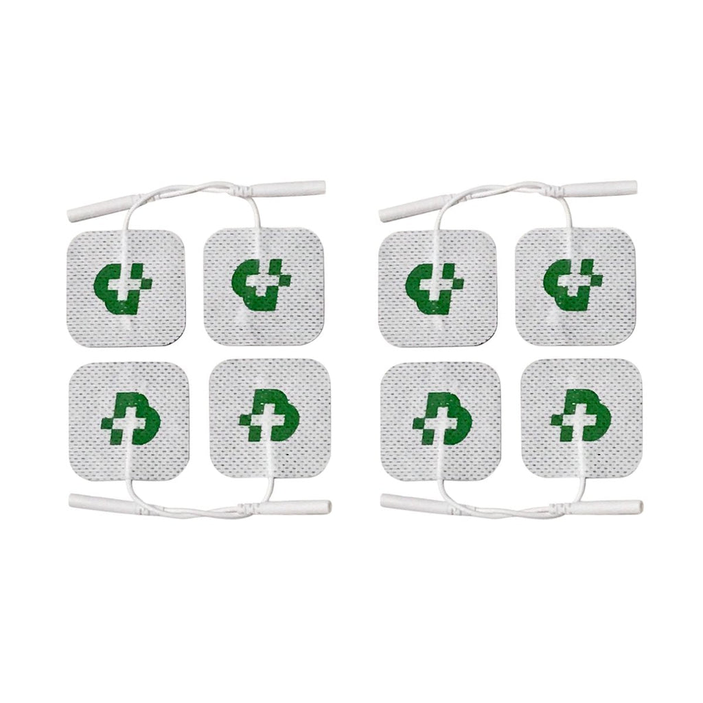 [Australia] - TESMED Electrode Pads for TENS and EMS Stimulation Current Devices with 2 mm Plug Connection, Self-Adhesive, 8 Pieces Each 50 x 50 mm 8 Stück (50x50mm) 