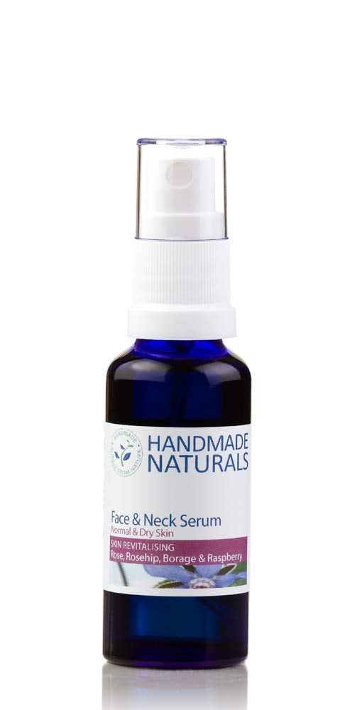 [Australia] - Handmade Naturals Revitalising Anti-oxidant Face and Neck Serum with Rosehip, Raspberry, Rose & Geranium 