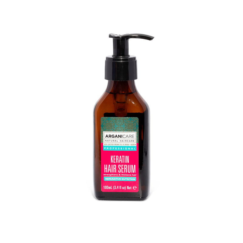 [Australia] - Arganicare Keratin Repairing Hair Serum with Certified Organic Oil of Argan to strengthen and thicken. 100ml Coconut 