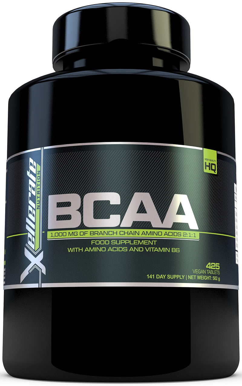 [Australia] - BCAA Tablet 1000mg, 425 Tablets, 3000mg Daily Serving, 141 Day Supply, 2:1:1 BCAAs Branch Chain Amino Acids + B6 