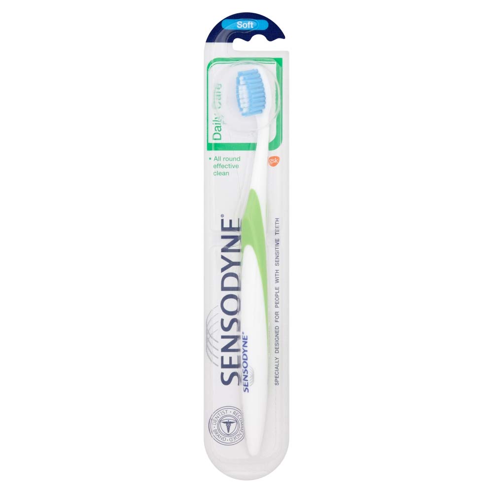 [Australia] - Sensodyne Sensitive Toothbrush Multipack, Daily Care Manual Toothbrush with Soft Bristles , Pack of 12 Daily Care x12 