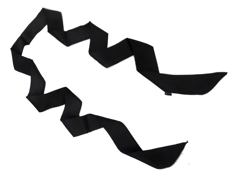 [Australia] - TOOKY Women's fashion soft black thin section tight scarf tie necklace collar ribbon 