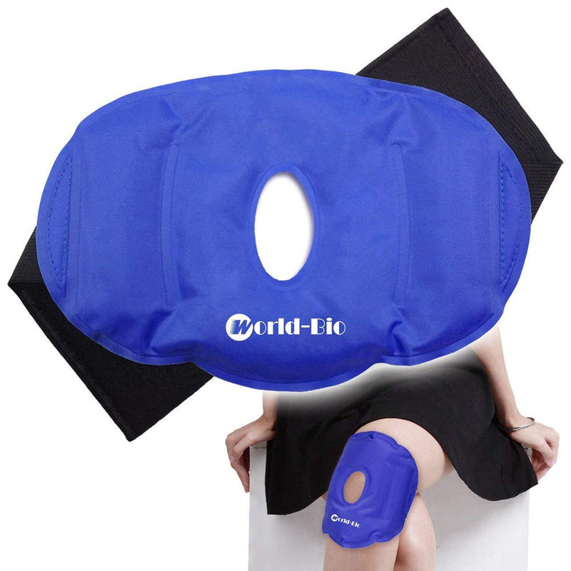 [Australia] - Ice Pack for Knee Reusable Gel Hot Cold Pack for Knee Replacement Surgery, Fast Pain Relief Ice Packs for Swelling, Sports Injury, Bursitis, Arthritis, Joint Pain - (9.8'' x 6.5'') 9.8'' x 6.5'' 