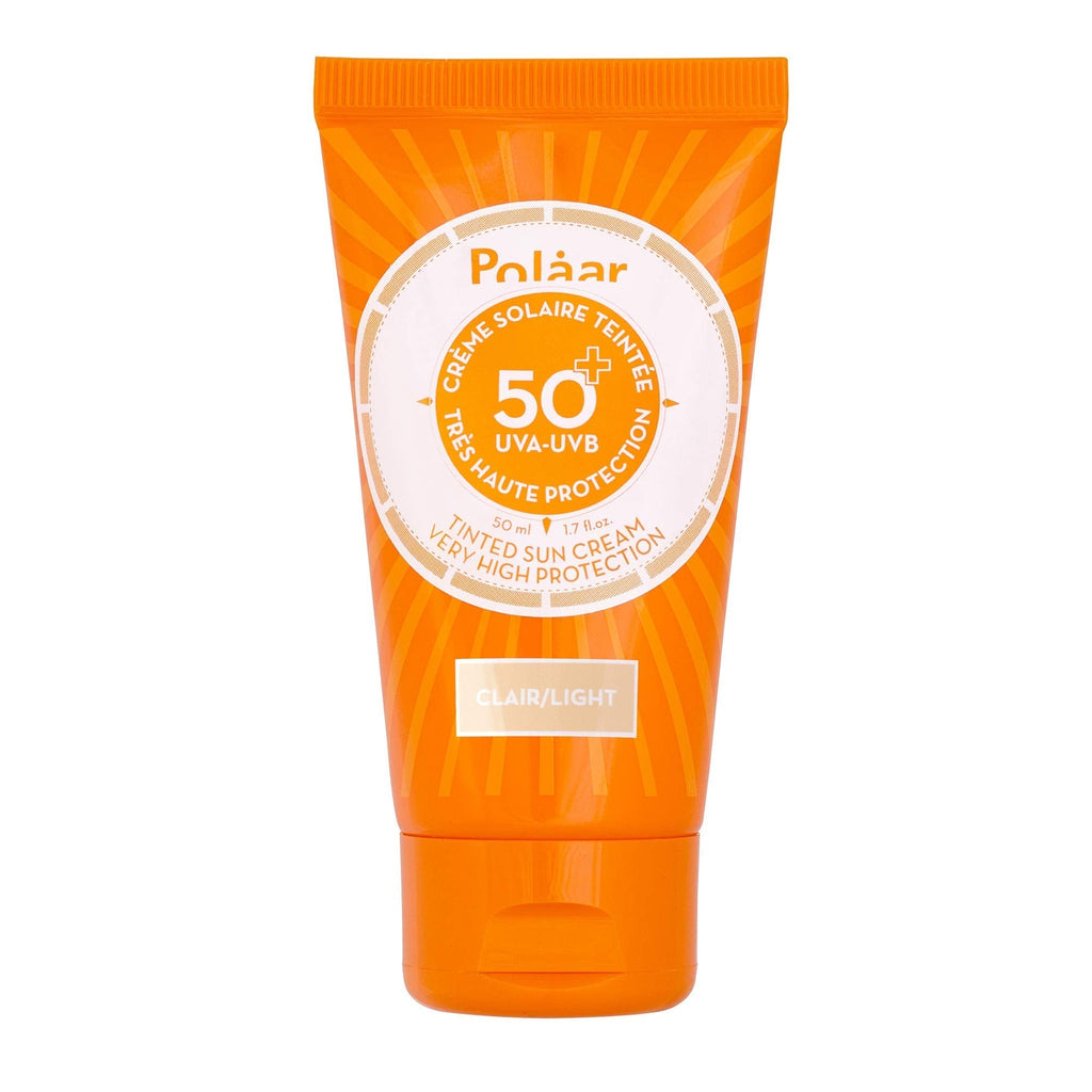 [Australia] - Polaar - Tinted Sun Cream Very High Protection SPF50+ UVA and UBV - 50 ml - Sunscreen Protective Face Care - Suitable for Sensitive Skin - Without white streak, No color, One size 