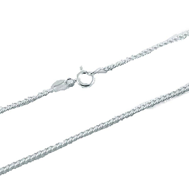 [Australia] - New Ladies / Womens Jewellery 22 inch Sterling Silver Curb Chain Pendant Chain N228 