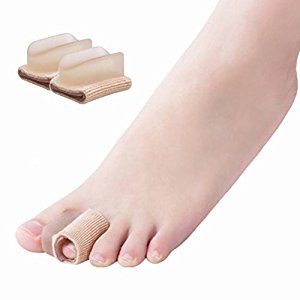 [Australia] - Gel Toe Tube with Seperator for Big Toe Corn Covers Toe Seperator Comfort Two in One 