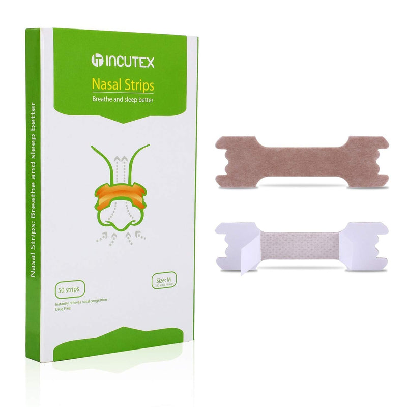 [Australia] - Incutex 50x Snore Stopper Anti Snoring Nasal Strips Stop Snoring Nose Strips, Medium 