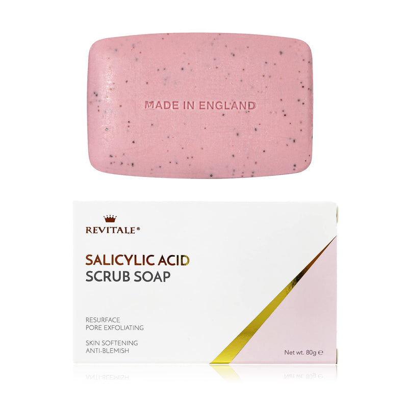 [Australia] - Revitale Salicylic Acid Scrub Soap, Pore Exfoliating, Softening Skin, Anti-Blemish 