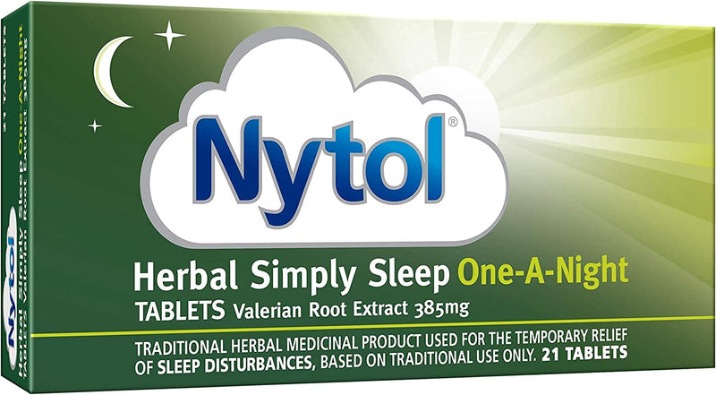 [Australia] - Nytol Herbal Simply Sleep One A Night Tablets - Traditional Herbal Remedy Used for Sleeplessness Relief - 21 Count (Pack of 1) 