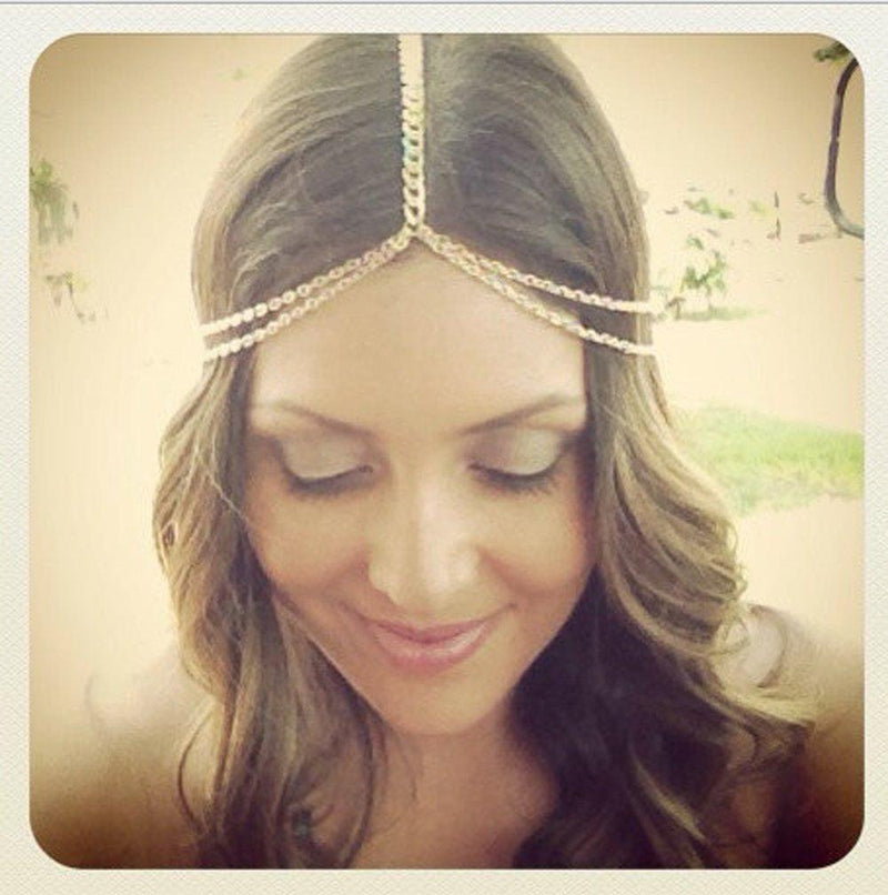 [Australia] - Yean Head Chain Headband for Women and Girls 