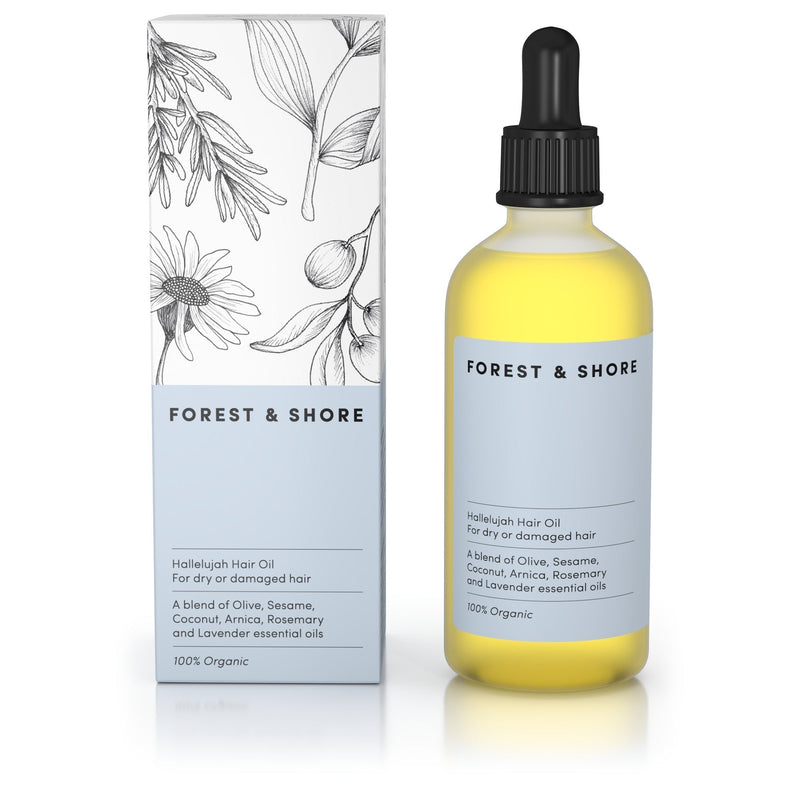 [Australia] - Hair Oil Natural & Organic Hair Mask & Hair Treatment with Coconut Oil for Dry Damaged Hair (100ml, Hair conditioning Oil) 100 ml (Pack of 1) 