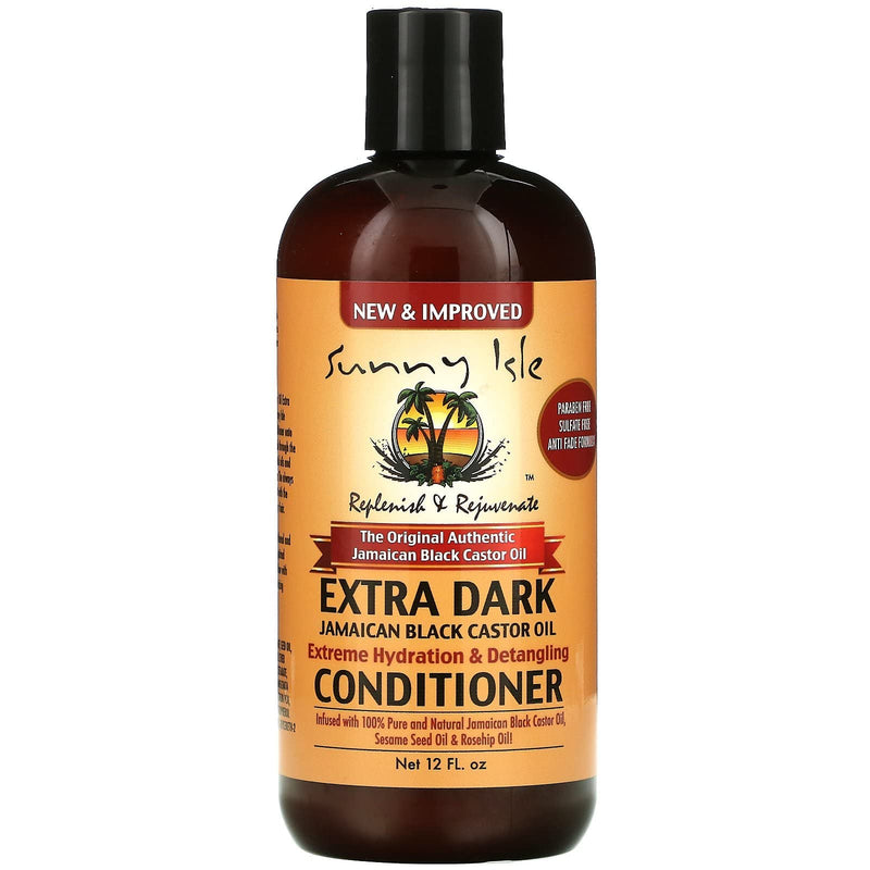 [Australia] - Sunny Isle,355 ml (Pack of 1) Extra Dark Jamaican Black Castor Oil Extreme Hydration & Detangling Conditioner 355ml 