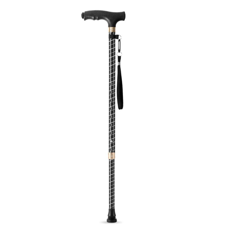 [Australia] - OOCOME LED Light Aluminium Walking Stick With Rubber Ferrule Adjustable Walking Cane for Men Women Arthritis Seniors Disabled and Elderly 