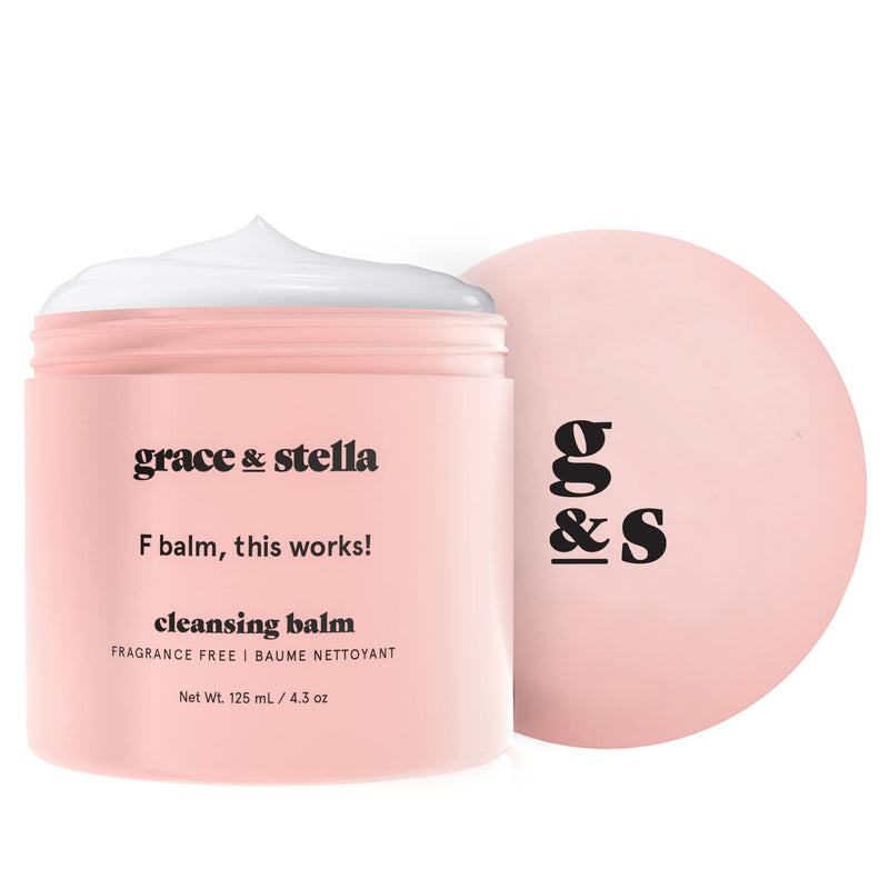 [Australia] - Makeup Melt Cleansing Balm - F-Balm - Vegan - Makeup Cleansing Balm - Makeup Remover Balm (125 ml) By grace and stella 