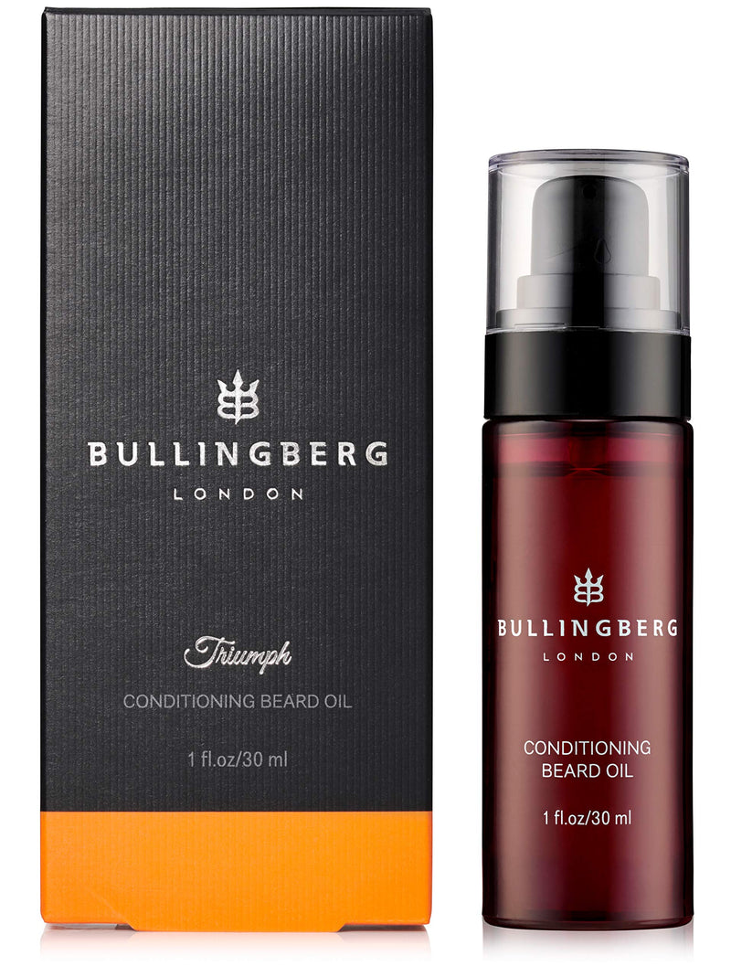 [Australia] - Triumph Beard Oils 30ml by Bullingberg - Award-winning Beard Oil For Men, Fragrance Notes Include Bergamot, Neroli Blossoms, Lavender Sprigs, Lemon and Mandarin Zest, Made in UK 