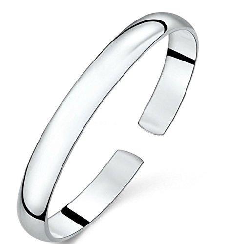[Australia] - Fashion Women Jewelry Solid 925 Sterling Silver Bangle Bracelet Gift 