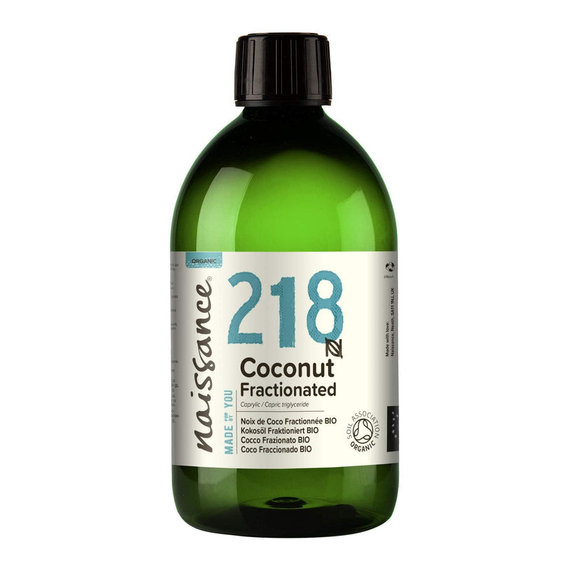 [Australia] - Naissance Fractionated Coconut Oil 500ml Certified Organic 100% Pure (Packaging May Vary) 