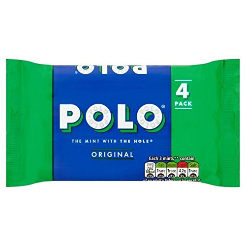 [Australia] - Polo Tube Original Mints 4 Pack 136g 4 Count (Pack of 1) 