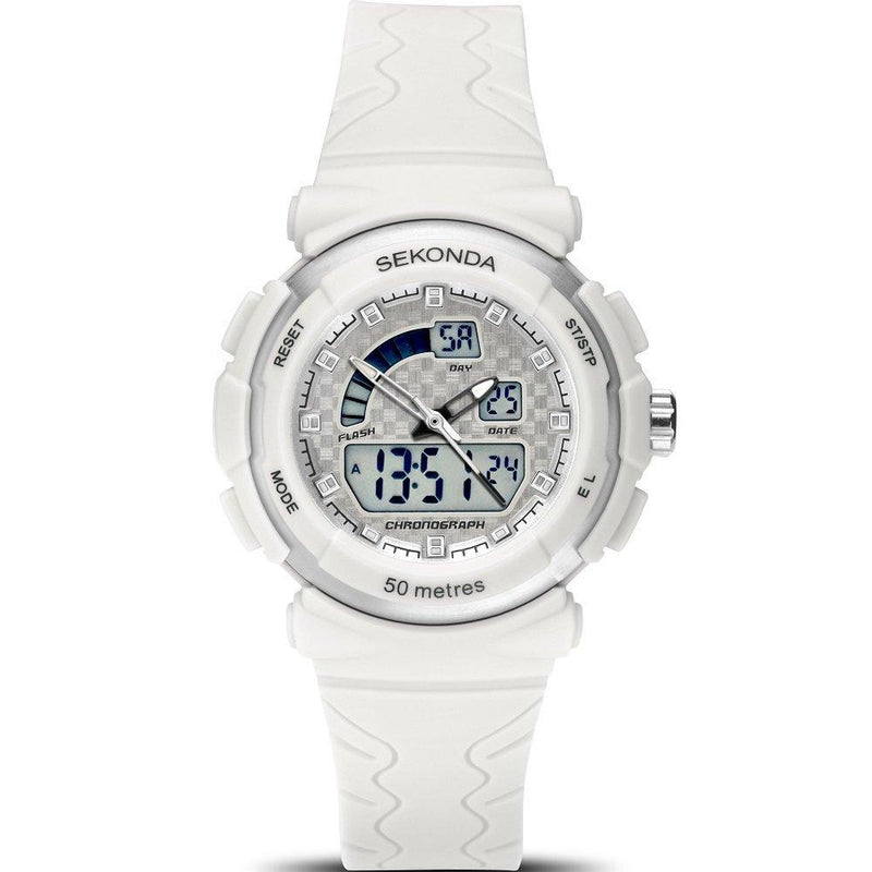 [Australia] - SEKONDA Womens Digital Quartz Watch with Plastic Strap 2424.27 
