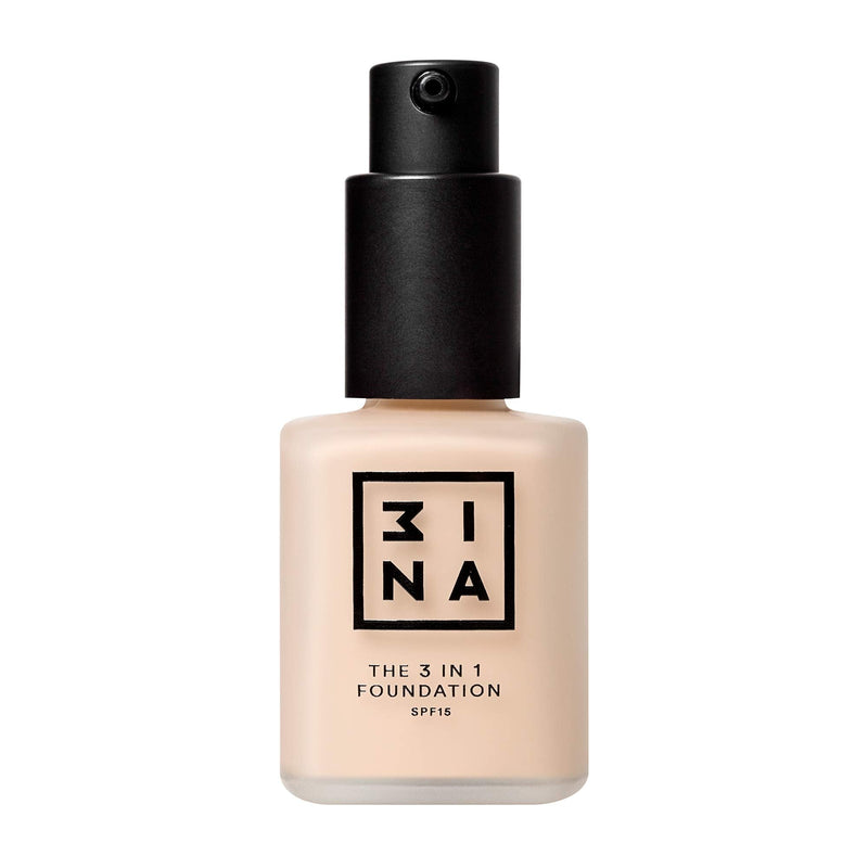[Australia] - 3INA MAKEUP - Multifunctional Foundation Primes and Conceals - Medium Coverage - Natural Matte Finish - Long Lasting & Hydrating Formula - Vegan - The 3 in 1 Foundation 209 Natural Beige 
