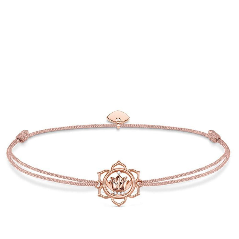 [Australia] - Thomas Sabo Women's Little Secret Bracelet Rose Gold/Beige 