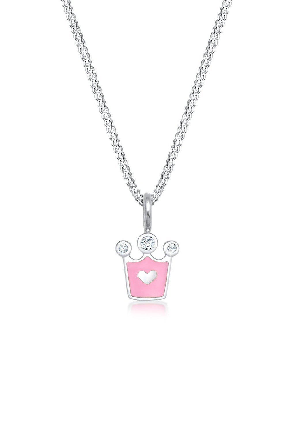 [Australia] - Elli Children's 925 Sterling Silver Girls Heart Pendant with Necklace of Length 36 cm 