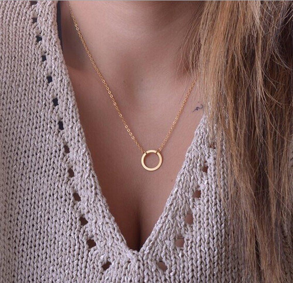 [Australia] - Yean Chain Necklace Simple Pendant Necklace for Women and Girls 