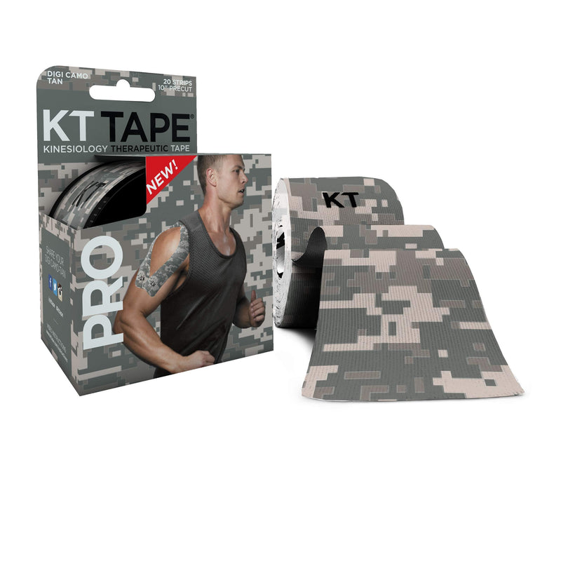 [Australia] - KT Tape PRO Limited Edition Kinesiology Sports Tape, 20 Precut 10 Inch Strips, 100% Synthetic, Digs Camo 