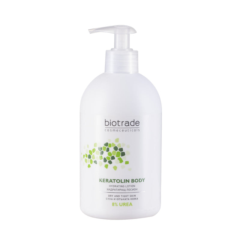 [Australia] - BiotradeTM Keratolin Body Milk 400 ml, with 8 Percent Urea for Dry and Itching Skin, Soothes Itching , Deeply Hydrates the Skin 