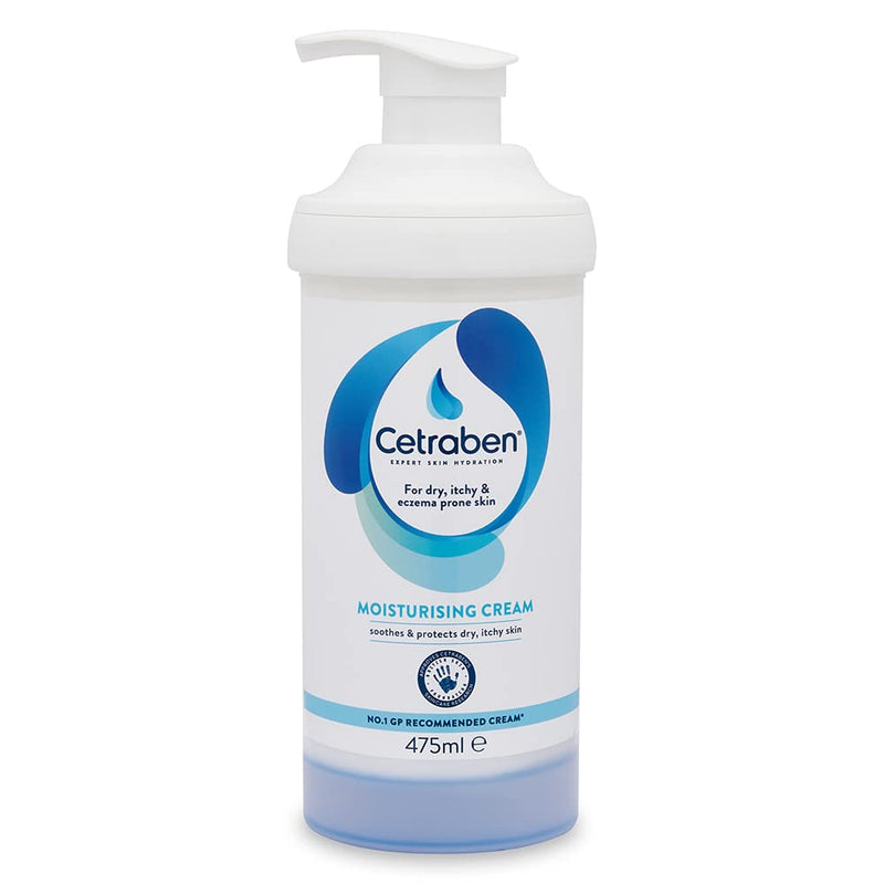 [Australia] - Cetraben Body Cream Moisturiser Perfect For Dry Sensitive and Eczema Prone Skin, 475ml 475 ml (Pack of 1) 