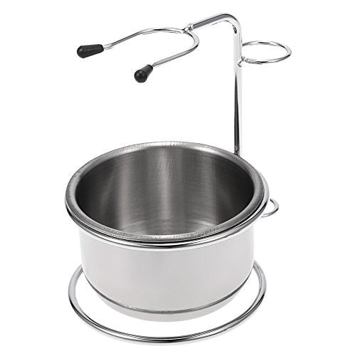 [Australia] - Anself 2-in-1 Shaving Bowl, Men's Shaving Set, Shaving Cup + Men's Shaving Blade Holder, Soap, Bowl, Shaving Holder, W4466-CR20VA 