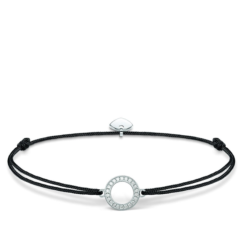 [Australia] - Thomas Sabo Women-Bracelet Little Secrets 925 Sterling Silver Black Ls010-401-11-L20V 