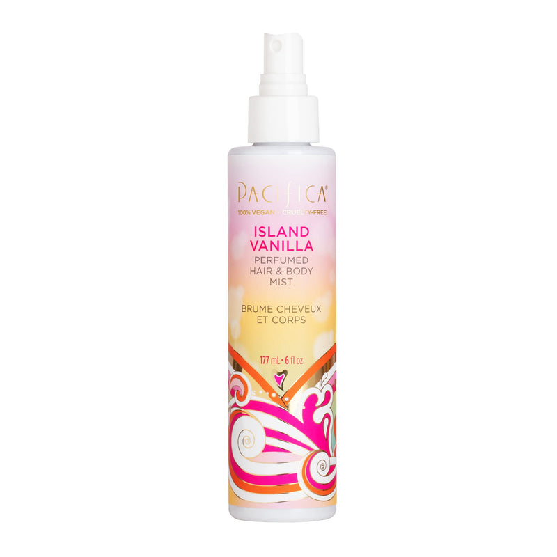 [Australia] - PACIFICA Perfumed Hair and Body Mist - Island Vanilla for Women 6 oz Body Mist, (Pack of 1) 