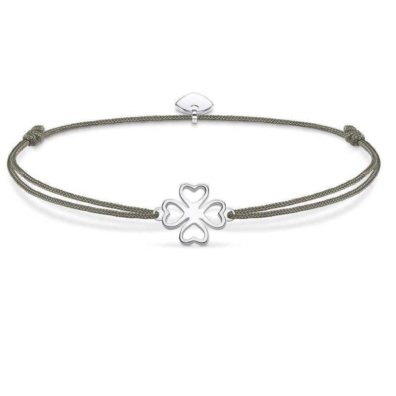 [Australia] - Thomas Sabo Women Bracelet Little Secret 925 Sterling Silver Grey LS017-173-5-L20v 