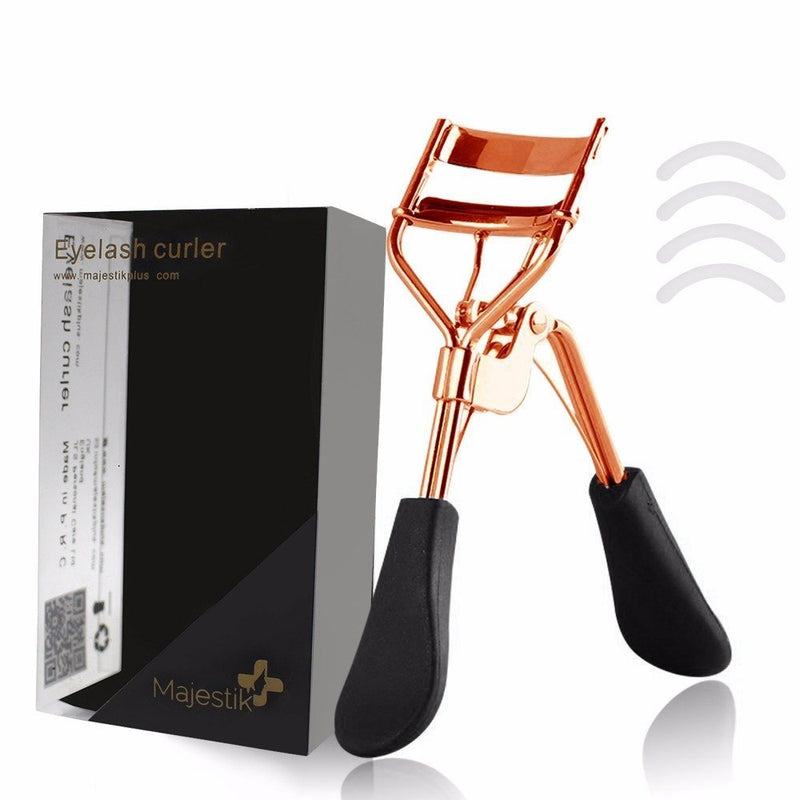 [Australia] - Eyelash Curler With 4 Refill Pads- Designed for No Pinching or Pulling Just Dramatically Curled Eyelashes & Lash Line In Seconds - In Rose Gold Eyelash Curler 