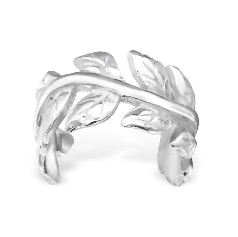 [Australia] - The Rose & Silver Company Women 925 Sterling Silver Leaf Vine Ear Cuff 
