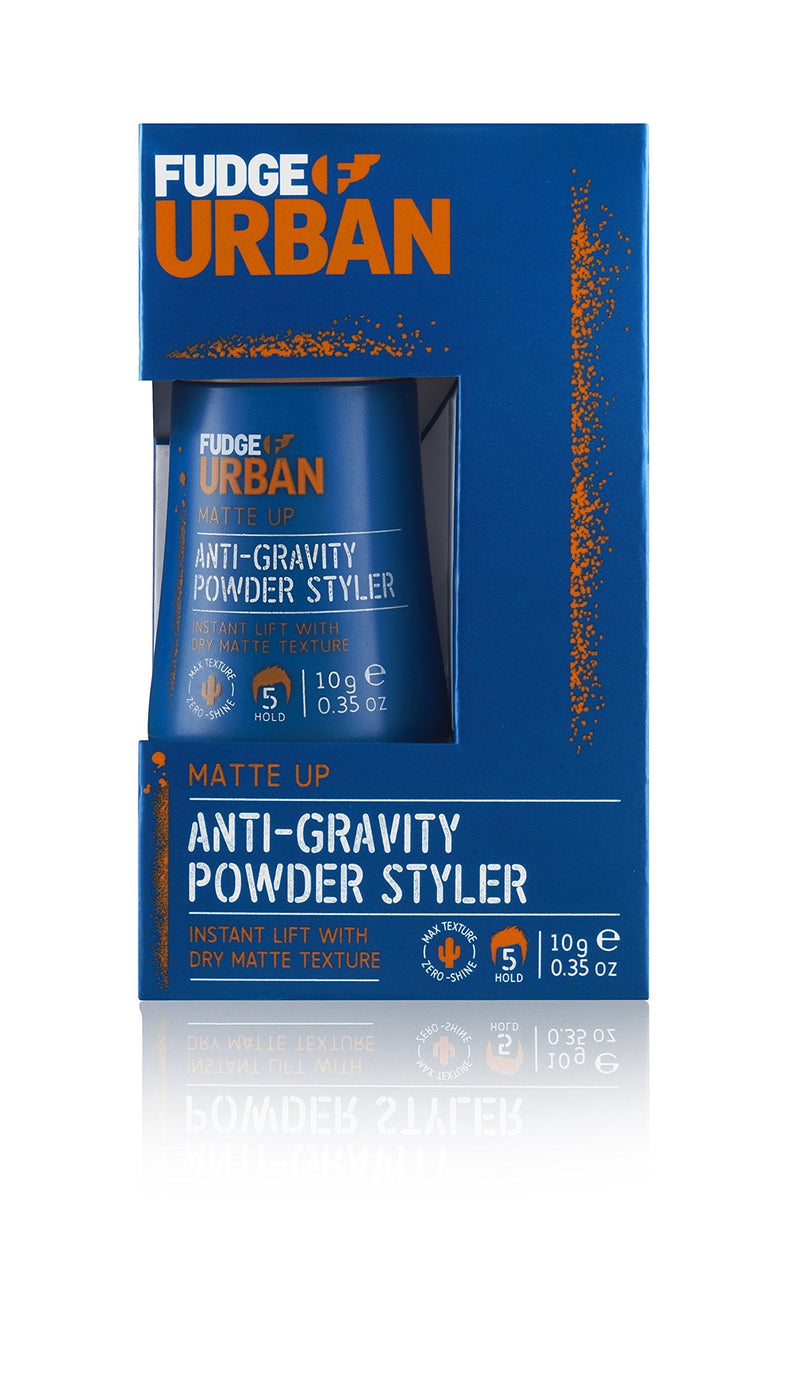 [Australia] - Fudge Urban Texturising Hair Styling Powder, Anti-Gravity Powder Styler, Matte Look Volumising Powder for Invisible Texture and Volume,10 g 