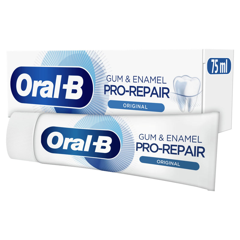 [Australia] - Oral-B Gum & Enamel Pro-Repair Toothpaste, 75 ml, Protection for Sensitive Teeth, Revitalises Gums, Original Gum & Enamel Original 1 x 75 ml 
