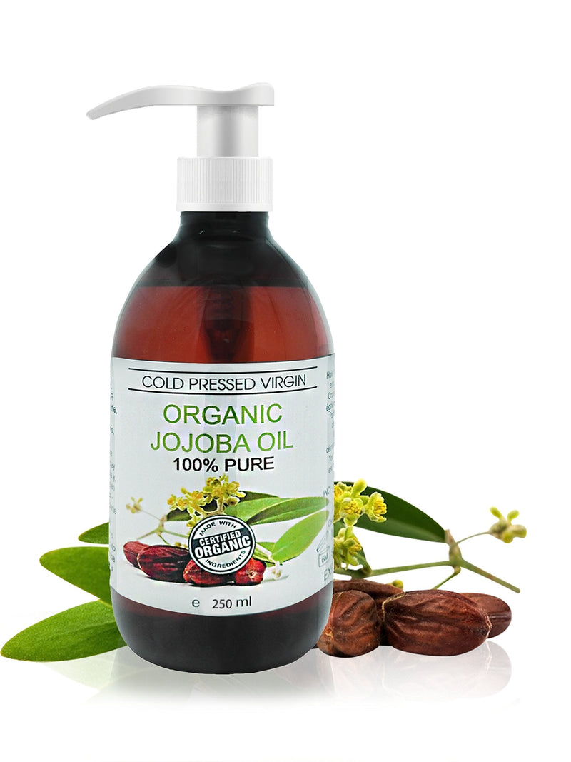 [Australia] - Organic Virgin Jojoba Oil 100% Cold Pressed Pure, Therapeutic Grade 250 ml -8.79 Fl.oz 