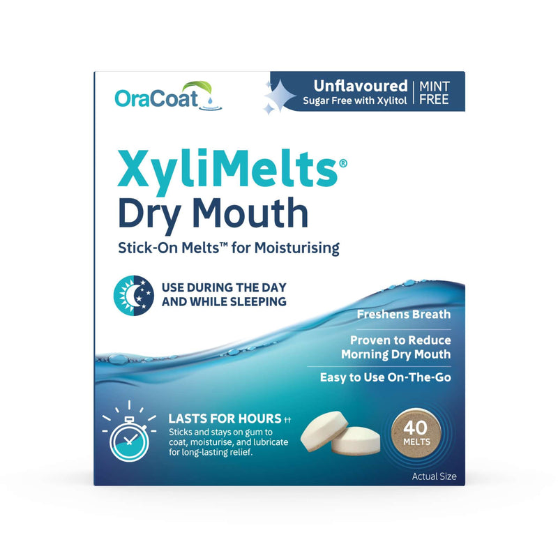 [Australia] - Oracoat - Xylimelts - Dry Mouth - Mint Free - 40 Count 