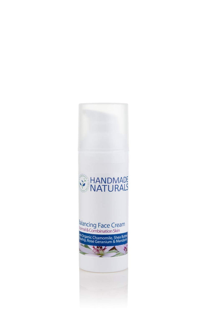 [Australia] - Handmade Naturals Balancing Face Cream with Organic Shea Butter Rosehip Jojoba Peach Kernel, 50 ml 