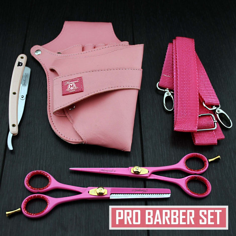[Australia] - Professional Hairdressing Scissors Barber/Salon & Shears SET 6" with Pouch & RAZOR 
