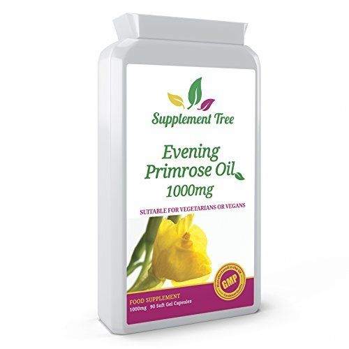 [Australia] - Evening Primrose Oil EPO 1000mg 90 Capsules | Vegan Cold Pressed Supplement | Provides GLA & Vitamin E | 100% Quality Satisfaction Guarantee 