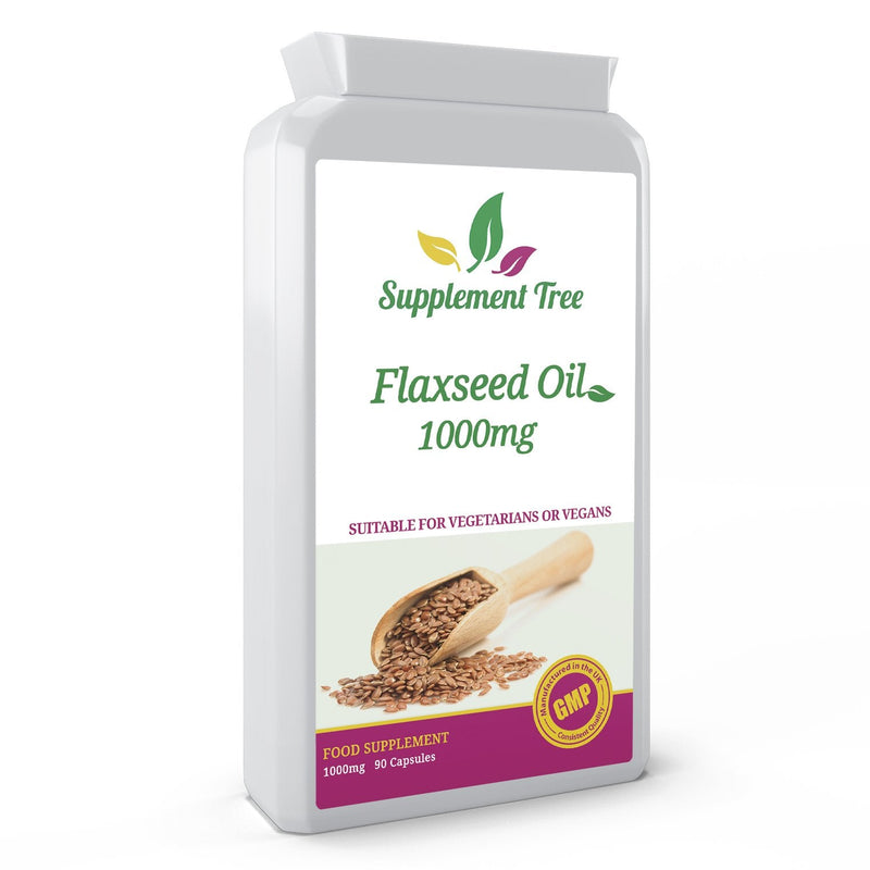 [Australia] - Flaxseed Oil 1000mg 90 Vegan Soft Gel Capsules | Cold Pressed Flax Seed Supplement | Rich in Omegas 3 Fatty Acid | Non-GMO Vegan Flaxseed Oil Capsules | UK Manufactured 