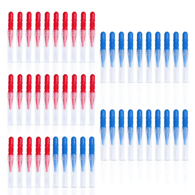 [Australia] - ewinever 50 Pieces Interdental Brushes, Dental Brushes, Floss Brushes, Toothpick Tooth Flossing Head Oral Dental Hygiene Brush, Tooth Cleaning Tool 