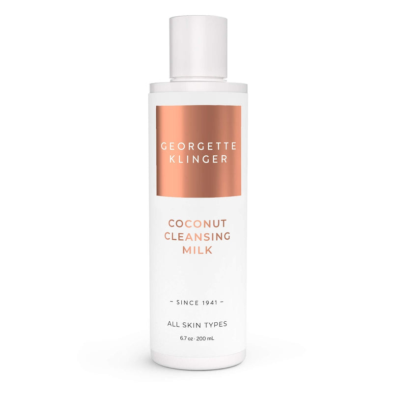 [Australia] - Coconut Facial Cleansing Milk Sulfate Free for All Skin Types By Georgette Klinger Skin Care - Men & Women Daily Face Cleanser 