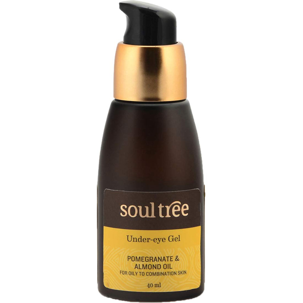 [Australia] - SOULTREE Under Eye Gel With Pomegranate & Almond Oil, For Oily To Combination Skin (40 Ml) 