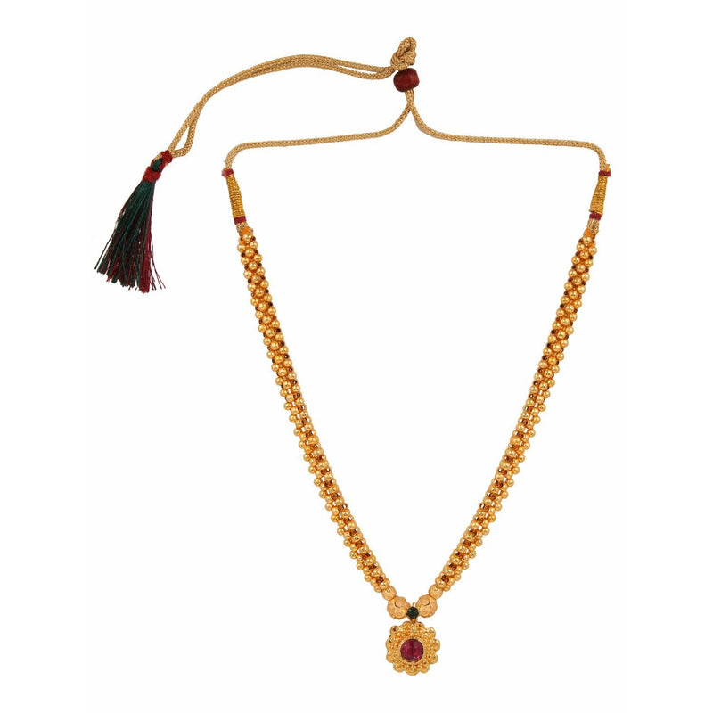 [Australia] - Efulgenz Indian Bollywood Traditional White Red Rhinestone Faux Ruby Pearl Designer Thusi Style Necklace in Antique 18K Gold Tone for Women and Girls Yellow 
