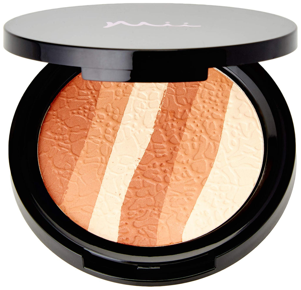 [Australia] - Mii Cosmetics Glamorous Trio Bronzing Face Finish Bronzer & Highlighter 